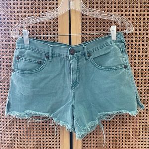 Free People Mid Ride Cut Off Shorts Size 28